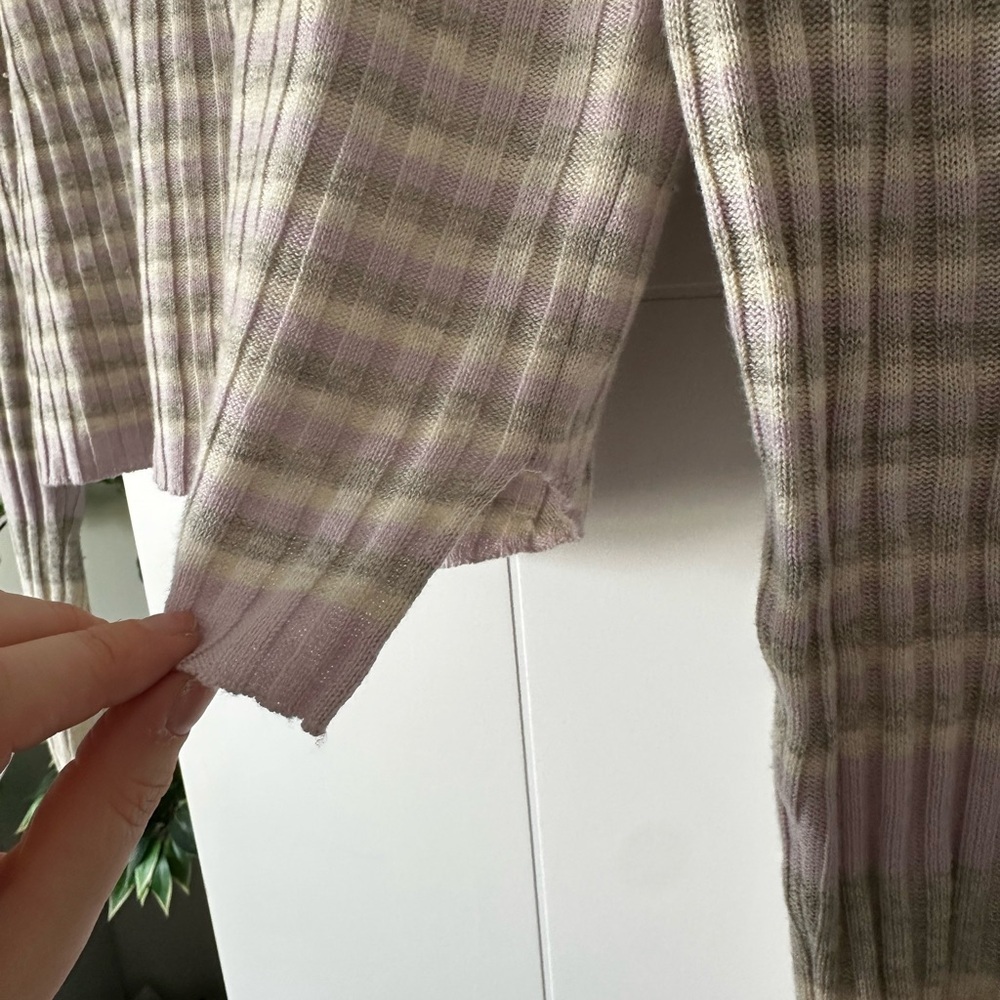 BABATON lilac striped knit sweater - Picture 4 of 4